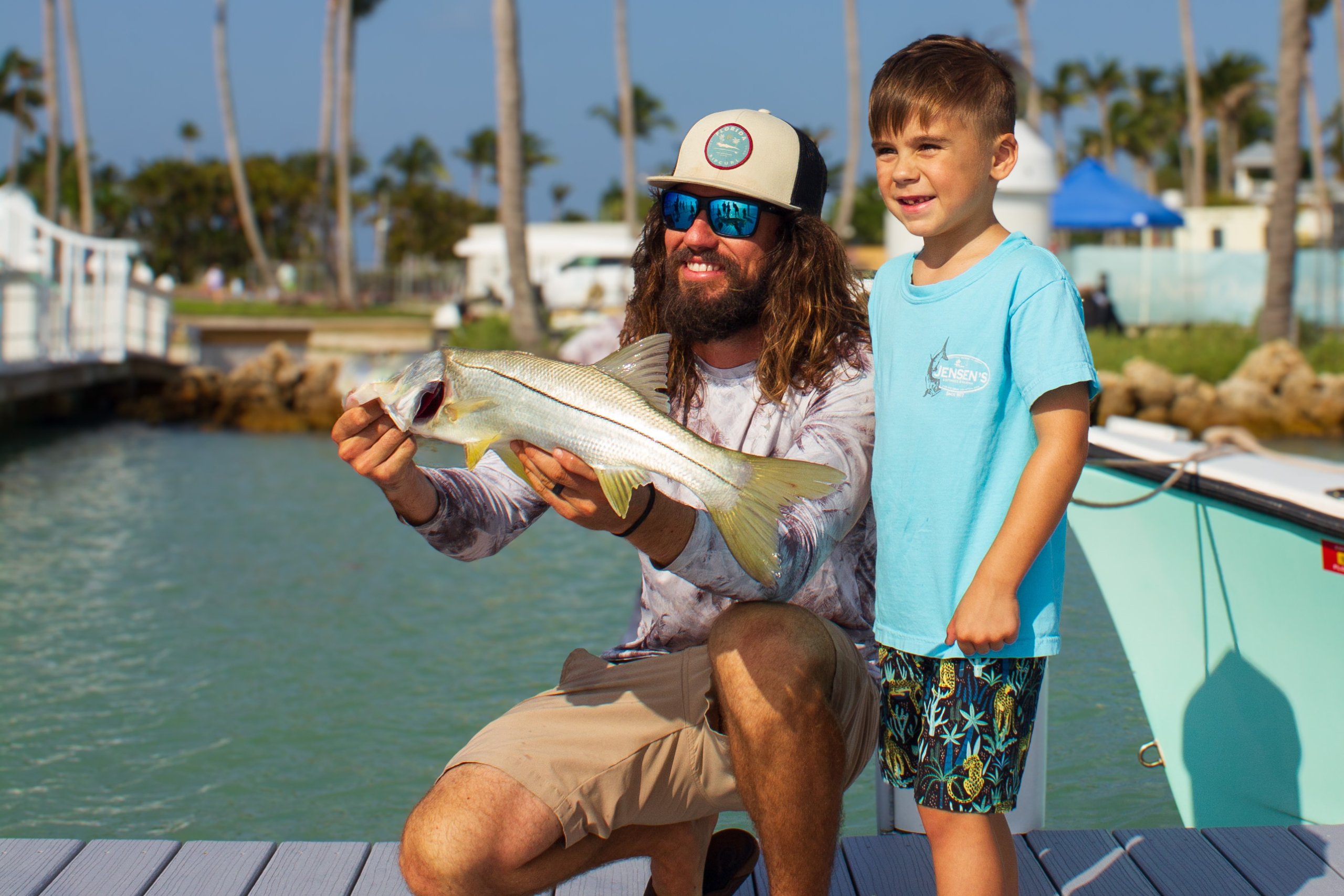 2024 Tarpon Tournament kids fishing